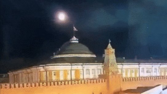 The drone attack on the Kremlin Wednesday.