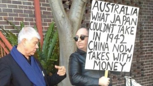 Jim Saleam (left) and Nathan Sykes in Sydney