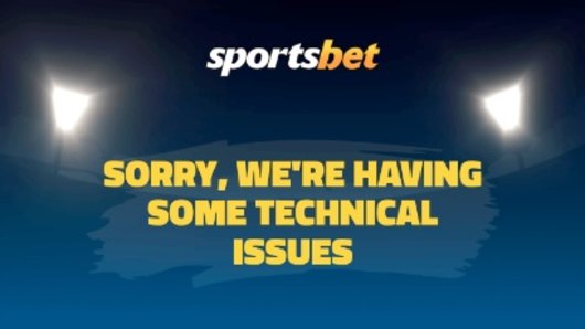 Sportsbet's website and mobile app have crashed.