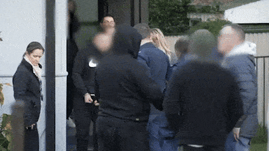 Police footage shows the arrest of teenagers charged over an alleged aggravated sexual assault. 