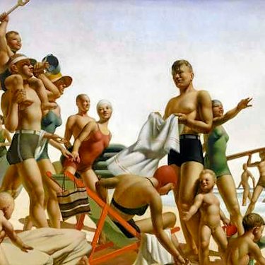 Charles Meere's Australian Beach Pattern, 1940.