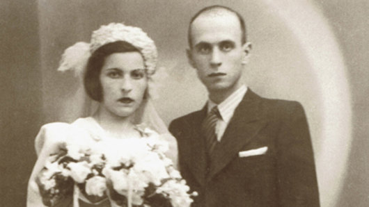 Francis and Albert Precel were married in Lodz in 1937.
