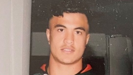 Teenage football star Joseph Suaalii during his playing days for South Sydney Rabbitohs. 