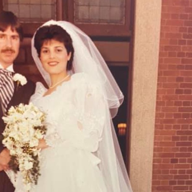 Grace Grace attained her double name when she married Michael Grace at Holy Spirit Church in New Farm in 1985.