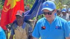 Prime Minister Anthony Albanese arrives at the start of the Kokoda Track on Tuesday.