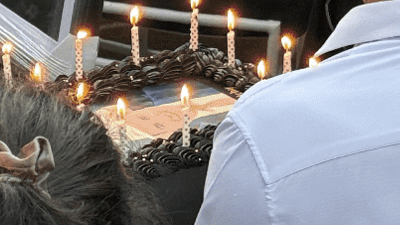 A special Hutchie-themed cake.