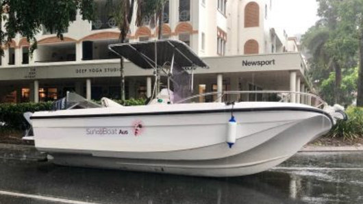 Police described the boat as a "fishy" discovery.