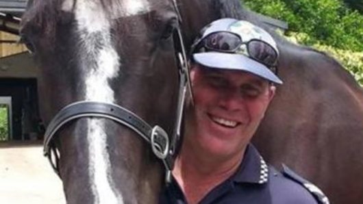 Senior Constable David Masters was hit and killed by a car on the Bruce Highway at Burpengary.