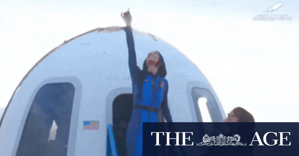 ‘It’s not about me’: Katy Perry kisses the ground after all-female ...