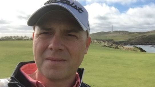 Australian Heath McLeod is one of the golf referees adjudicating at the British Open at Royal Portrush.