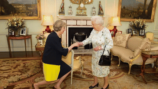 Bowing and scraping is undignified but part of the royal protocols.