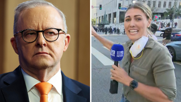 Prime Minister Anthony Albanese has said the shooting of Nine US correspondent Lauren Tomasi with a rubber bullet was “unacceptable”.