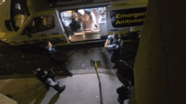 Colin Burlin died while in police custody after paramedics attempted to sedate the 45-year-old man following a welfare check.