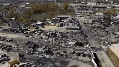 ‘Repeating bell’ heard in UPS plane’s cockpit as drone footage reveals crash devastation