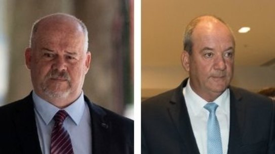 Composite image of Daryl Maguire and Phillip Elliot