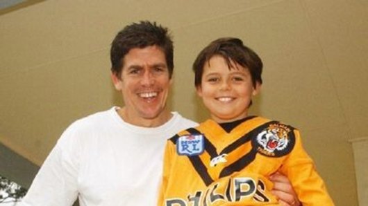 James Grant with son Jack.