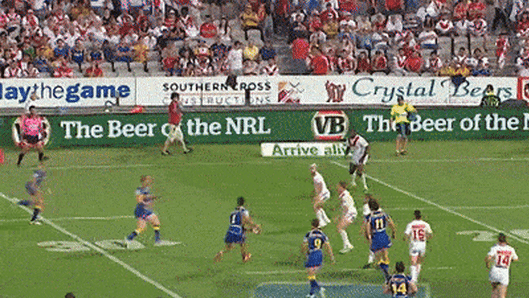 Jarryd Hayne at his best against the Dragons in 2009.