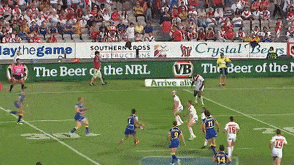 Jarryd Hayne at his best against the Dragons in 2009.