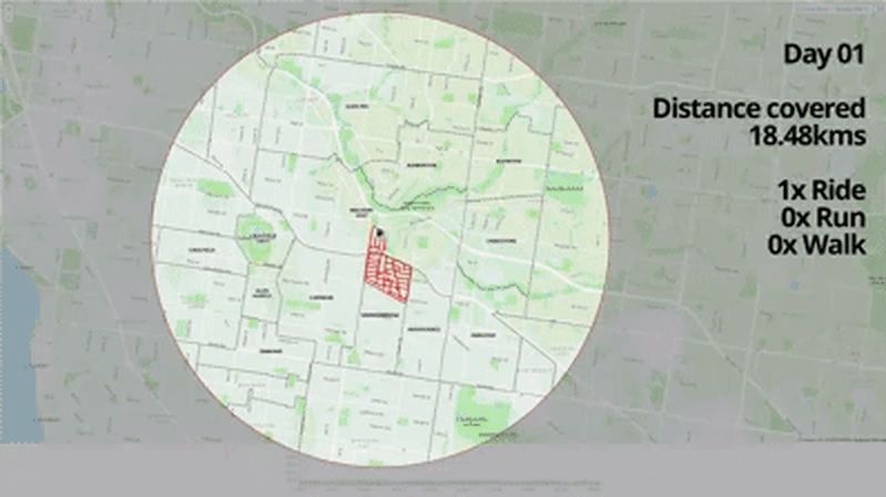 Bloody Far Taking The Challenge Of Seeing Every Street In A 5km Radius