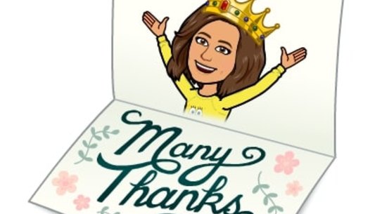 A virtual thank you from Kali