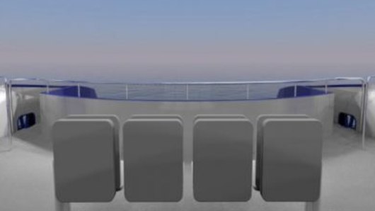 The changes to the front viewing area on the new CityCats.