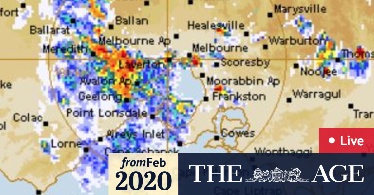 Melbourne Weather Live Updates Severe Storm Warning Issued By Bureau Of Meteorology
