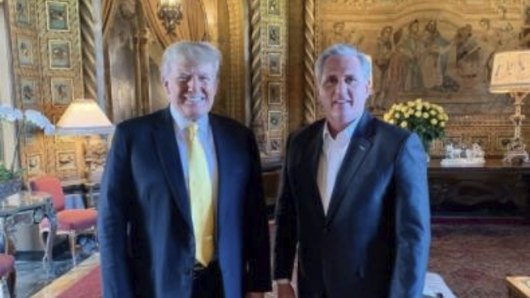 Donald Trump and House Republican Minority Leader Kevin McCarthy.
