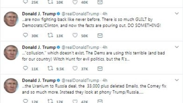 The days of Donald Trump's flurry of tweets are over. 