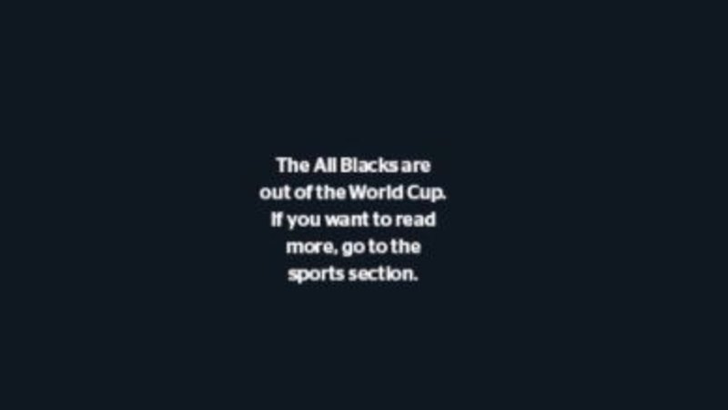 Rugby World Cup 2019 New Zealand Cycling Through Seven Stages Of Grief