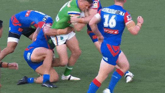 Jack Wighton’s alleged bite on Tyson Gamble.