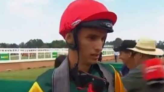 Stephen Brown Jr is in an induced coma after falling from his horse at Wangaratta on Wednesday morning