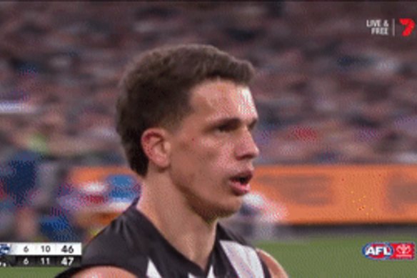 One of Ash Johnson’s stunning goals from the boundary line.