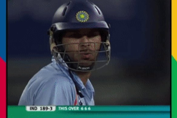 This was the fourth - scored from a full toss.