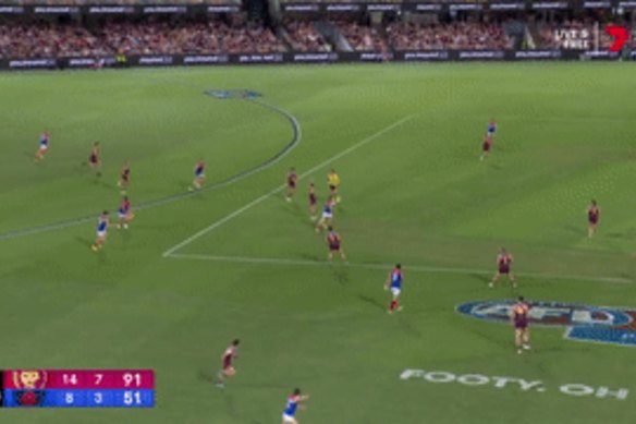 The lights went out at the Gabba.