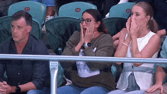 Hayley Lewis cheers on her son at the Olympic swimming trials.