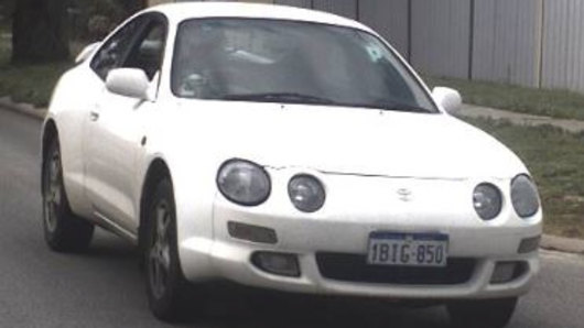 The car is believed to be in the Dongara and Lancelin area.