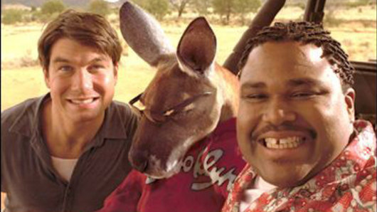 Liberties with geography: Jerry O'Connell and Anthony Anderson in Kangaroo Jack.