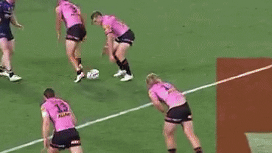 Sunia Turuva’s grand final try for Penrith v Melbourne.