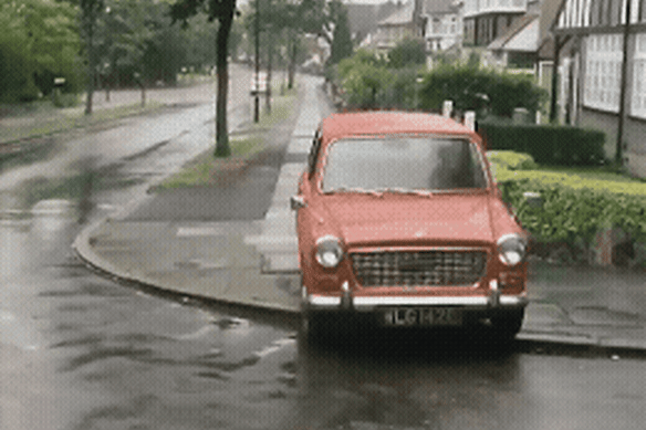 Basil Fawlty gives his car a “damn good thrashing” in Fawlty Towers. 
