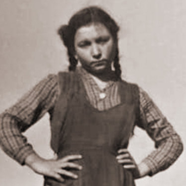 Maria Vasilakis, aged 19, in 1958.