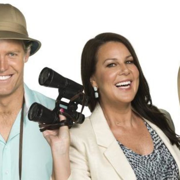 Julia Morris and Dr Chris Brown in I'm A Celebrity ... Get Me Out Of Here!