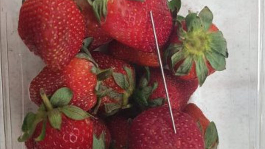 A thin metal object, possibly another needle, has been discovered in a punnet at Coles in Gatton, west of Brisbane.