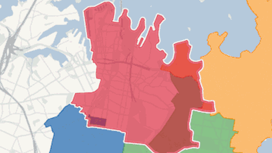 The changes to the Inner Sydney High catchment.