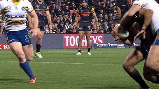 Jarome Luai’s injury against the Eels.