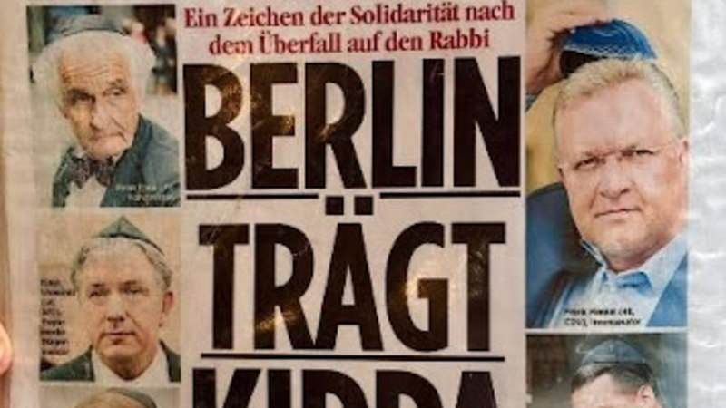 A newspaper in Berlin brought me to unexpected tears. Our nation is being tested