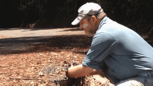 Jason Ward in a video shown to Emergency Management Australia in Canberra
