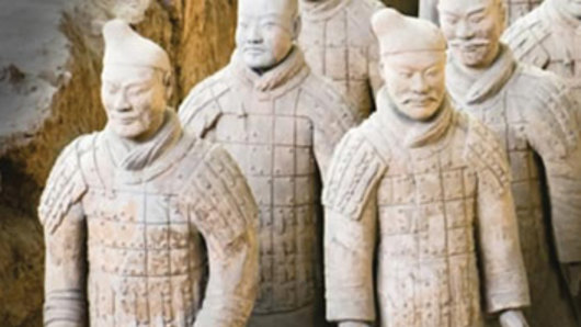 Eternal protection: soldiers from the armies of Qin Shi Huang, buried with the first Emperor of China in 210–209 BCE.