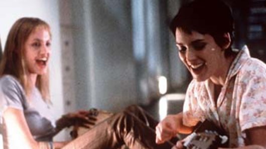 Winona Ryder and Angelina Jolie in the film Girl, Interrupted.