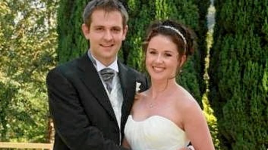 Tom and Jill Meagher on their wedding day.