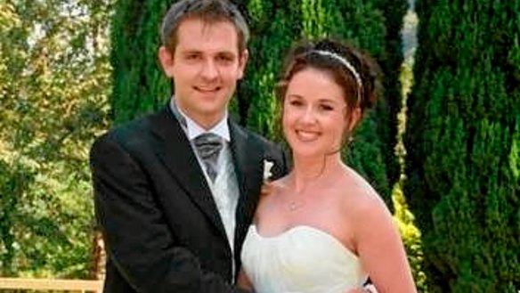 Tom and Jill Meagher on their wedding day.